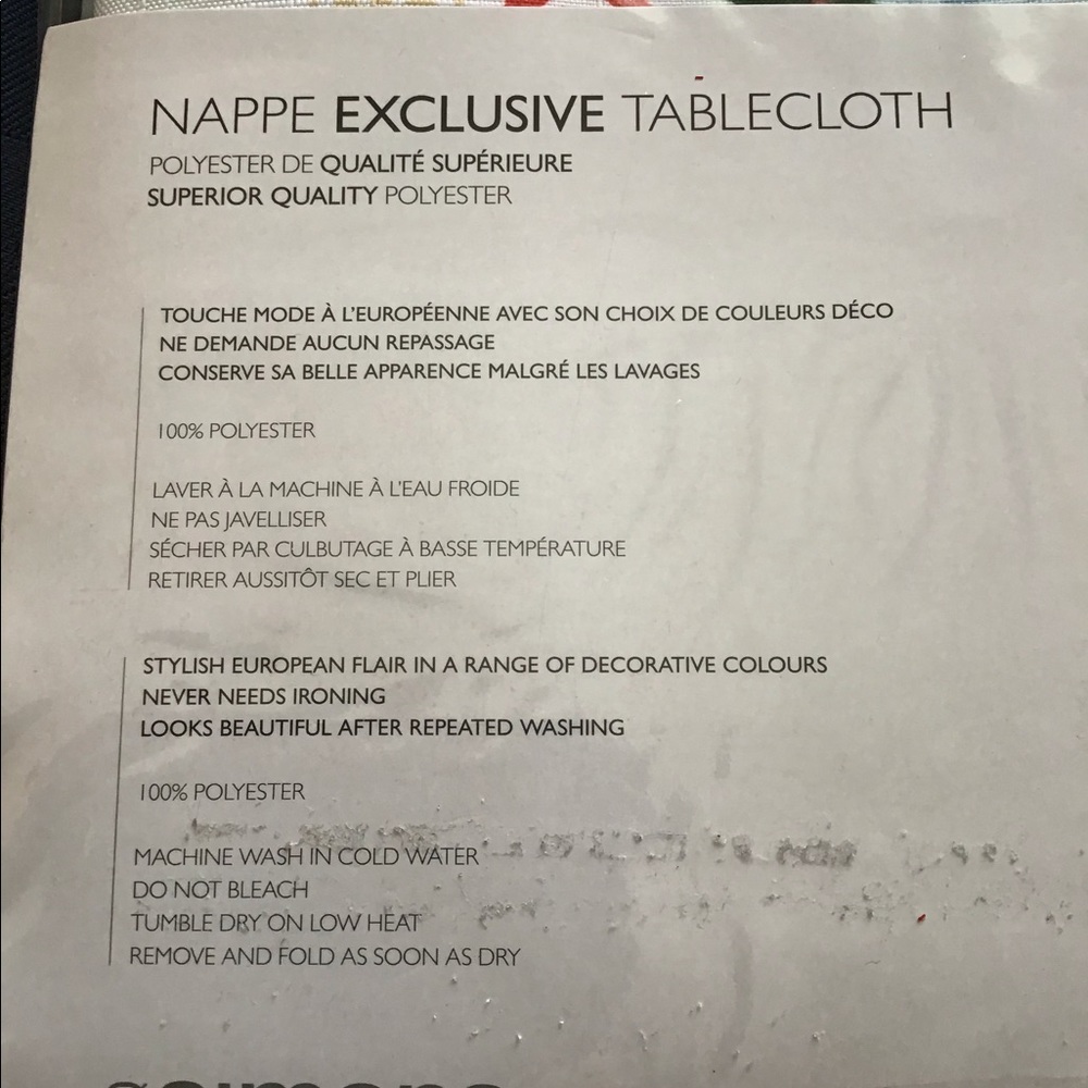 Tablecloth (Maison Simon) - Picture 3 of 4
